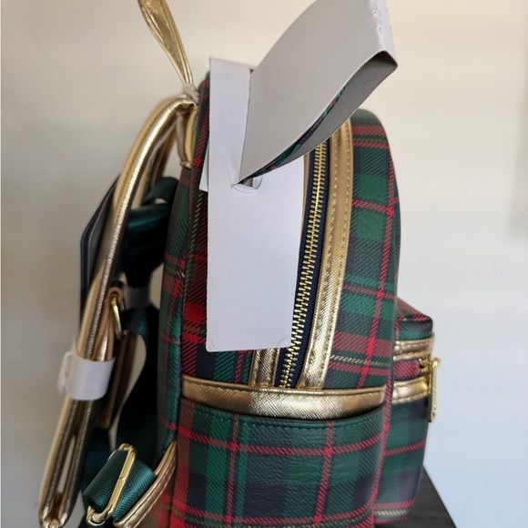 Mickey Mouse Holiday Plaid Loungefly Mini Backpack main image 4